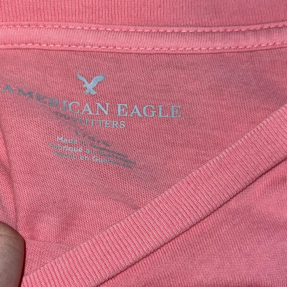 Set of pink American eagle mens t shirts